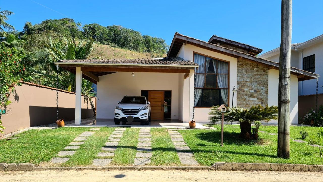 Linda Casa Em Ubatuba Condominio Fechado Eksteriør billede